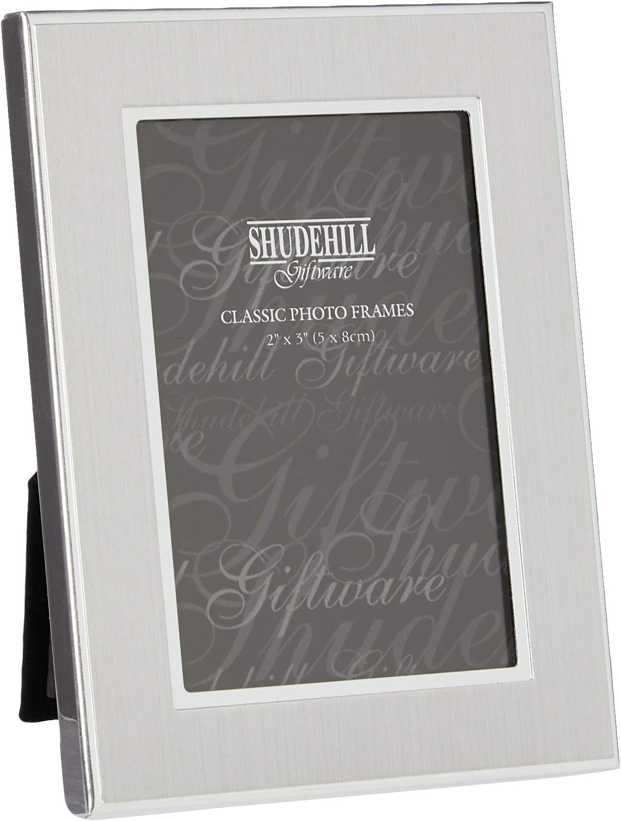 2" x 3" Plain Satin Silver Classic Photo Frame Gift Present 24123