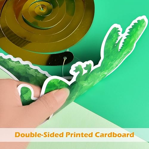 Miniatura 45 de Remolino colgante para fiesta de dinosaurios para niñas, 20 piezas, decoraciones de fiesta de cumpleaños de dinosaurios para niños, baby shower