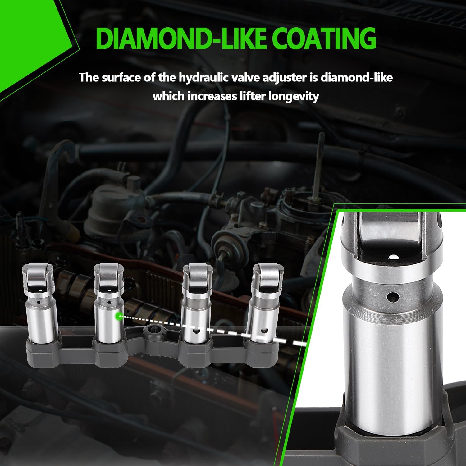 SCITOO Engine Valve Lifter Compatible with 2009-2019 For Dodge Challenger, 2005-2020 For Chrysler 300, 2006-2010 For Jeep Commander replaces 5038785AD