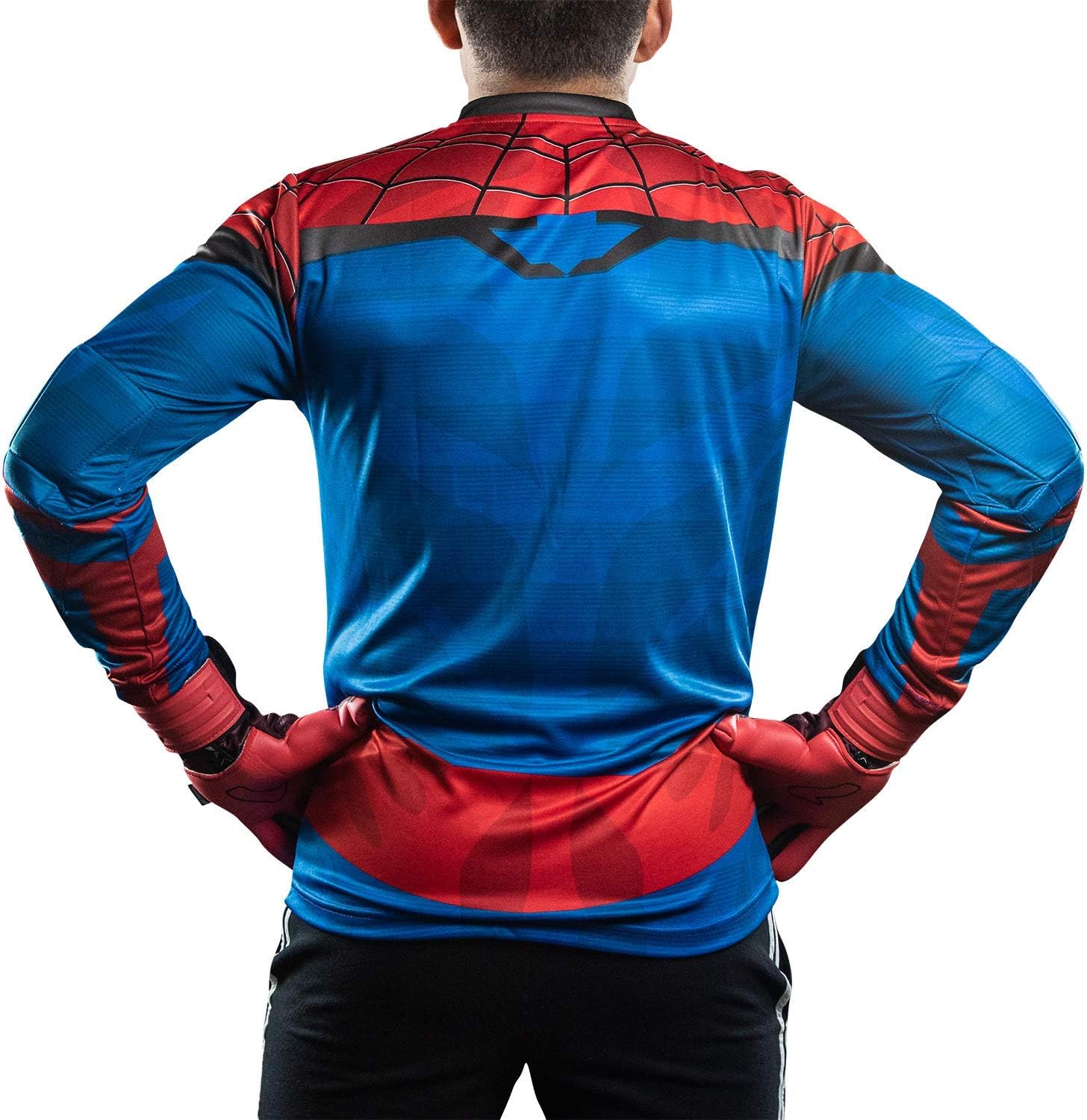 Geko Sports Red Widow II Goalkeeper Jersey (Red/Blue, Youth Small) - Image 5