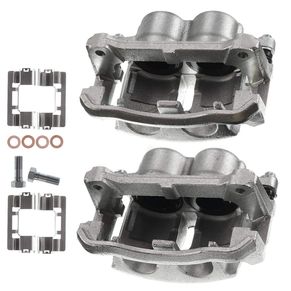 A-Premium Brake Caliper Assembly Replacement for Ford F-150 2009 Lobo 2009-2014 Front Driver and Passenger 2-PC