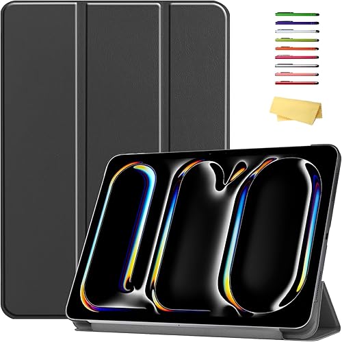 Miniatura 24 de Funda para tablet Yaxa Kindle Fire Max 11 de 13ª generación (versión 2023) de 11 pulgadas con soporte [encendido y apagado automático] Funda