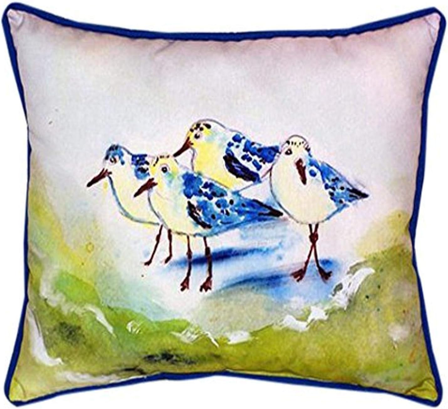 Betsy Drake SN956 Throw Pillow, 11 inches x 14 inches, Multi