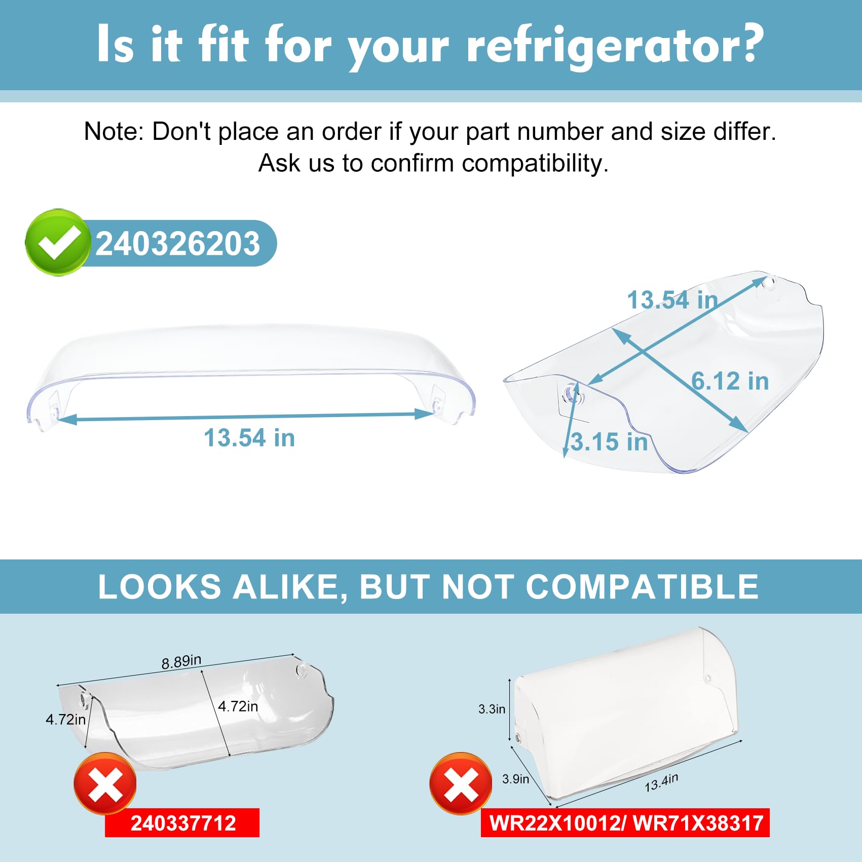 Amazon.com: 240326203 Refrigerator Dairy Door Compatible with Amazon.com: 240326203 Refrigerator Dairy Door Compatible with