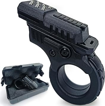 Zinc Alloy Fidget Gun Fidget Slider, Durable Gun Fidget Toy Stress Relief Finger Fidget Black