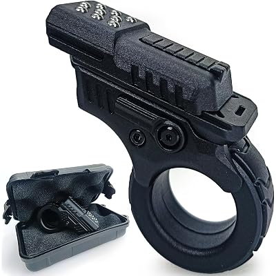 Zinc Alloy Fidget Gun Fidget Slider, Durable Gun Fidget Toy Stress Relief Finger Fidget (Black)