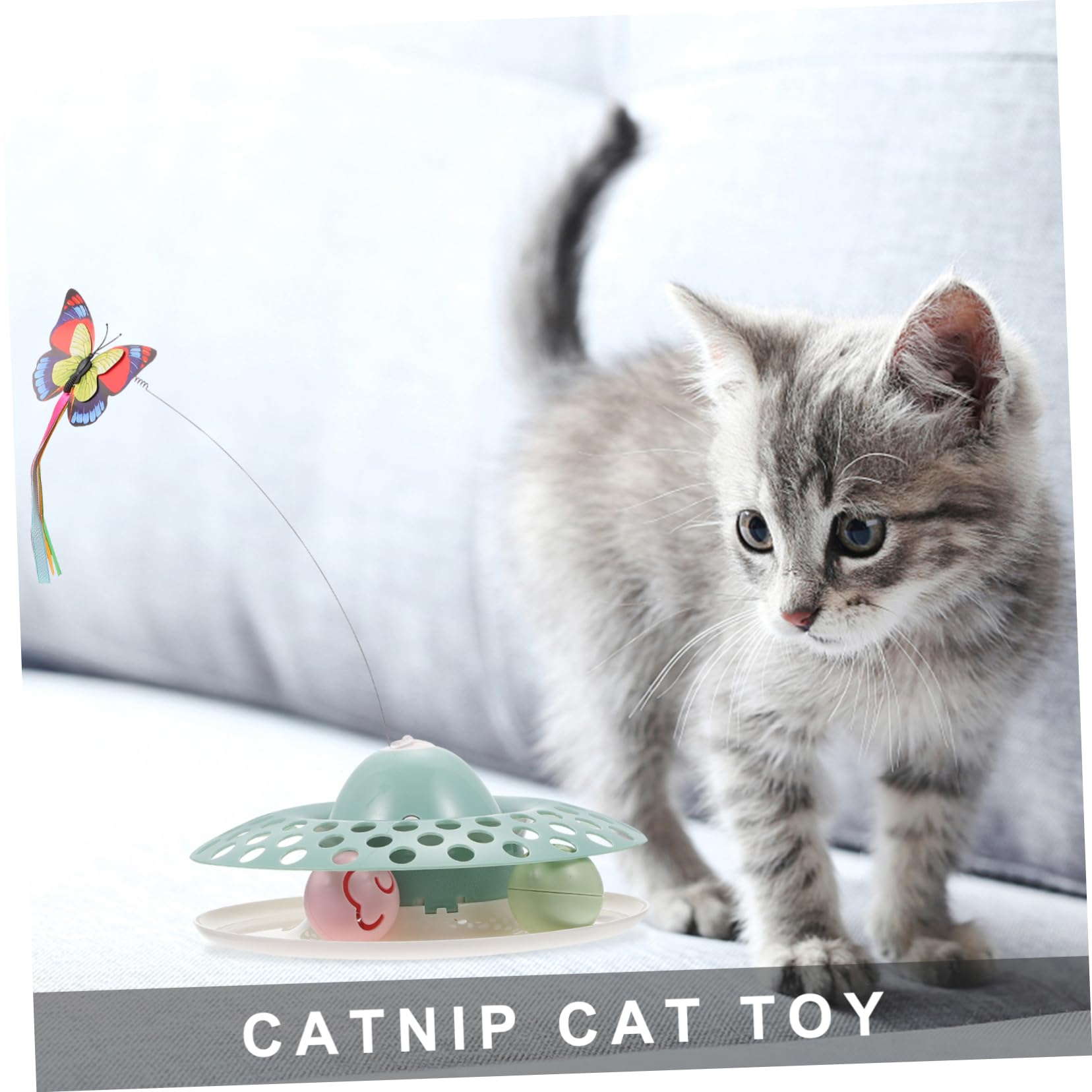 TOYANDONA Interaktives Katzenspielzeug Mit Simulations-neckspielzeug Und Katzenminze-Spielzeug Für Katzen Langlebiges Und Verschleißfestes Katzenspielzeug