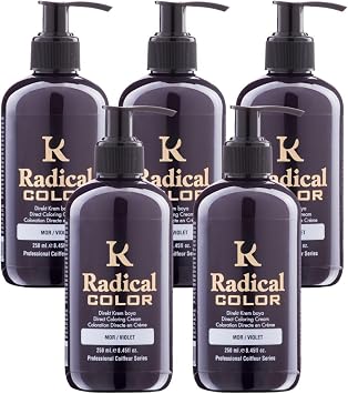 NEW 25/Violet Amonyaks z Su Bazl  Sa  Boyas  250 ML 5 Adet Mor