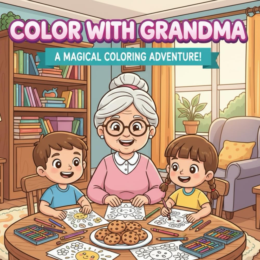 Grandma’s Magic Coloring Book: A Magical Coloring Adventure