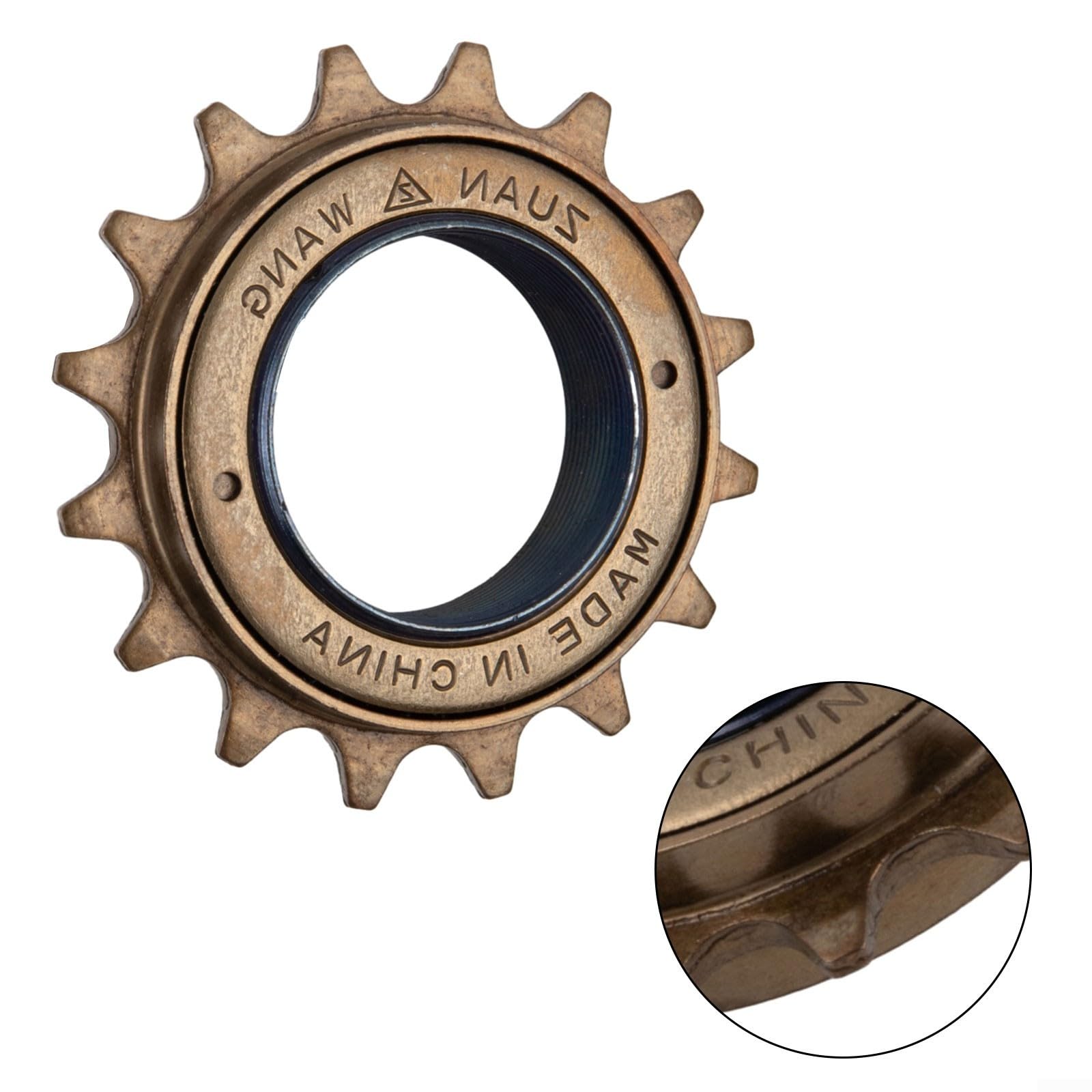 Pignon Roue Libre 16 Dents Chromé Renforcé pour Mobylette Motobécane Peugeot
