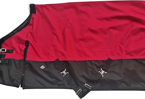 Miniatura 8 de Manta de caballo impermeable y transpirable de 1200 denier, manta de caballo de equitación (70 pulgadas, turquesa)