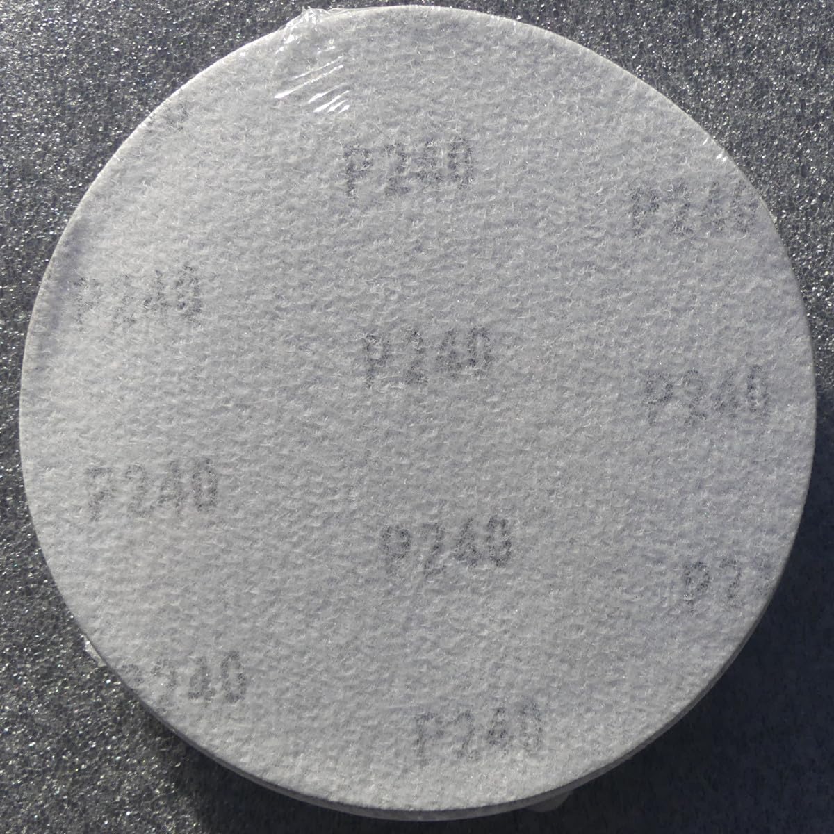 25 dischi abrasivi KleTT Ø150 mm senza foro grana (a scelta) P40-P240 carta vetrata eccentrica, dischi adesivi per foratura (grana P240)