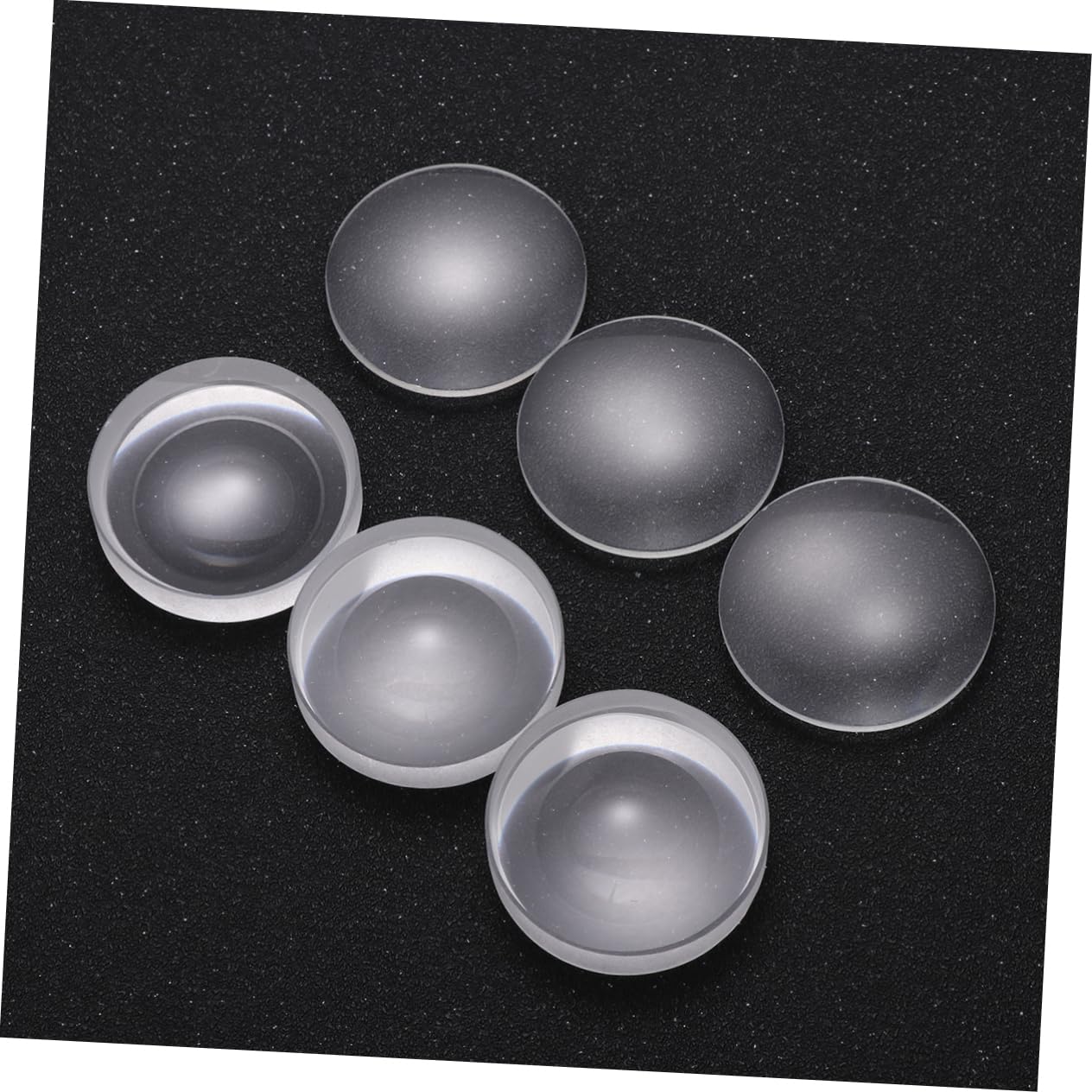 Gatuida 12pièces Lentilles Optiques Convexes Verre De Diamètre Pour Applications Laboratoires Et Éducatives Focalisation Précise Et Facilité Utilisation