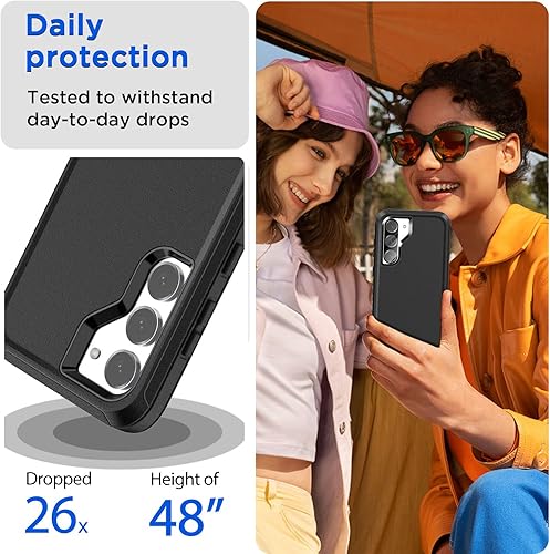 Miniatura 10 de AICase Funda transparente para Galaxy S23 61 pulgadas resistente protección contra caídas de cuerpo completo resistente a los golpes y al polvo 3