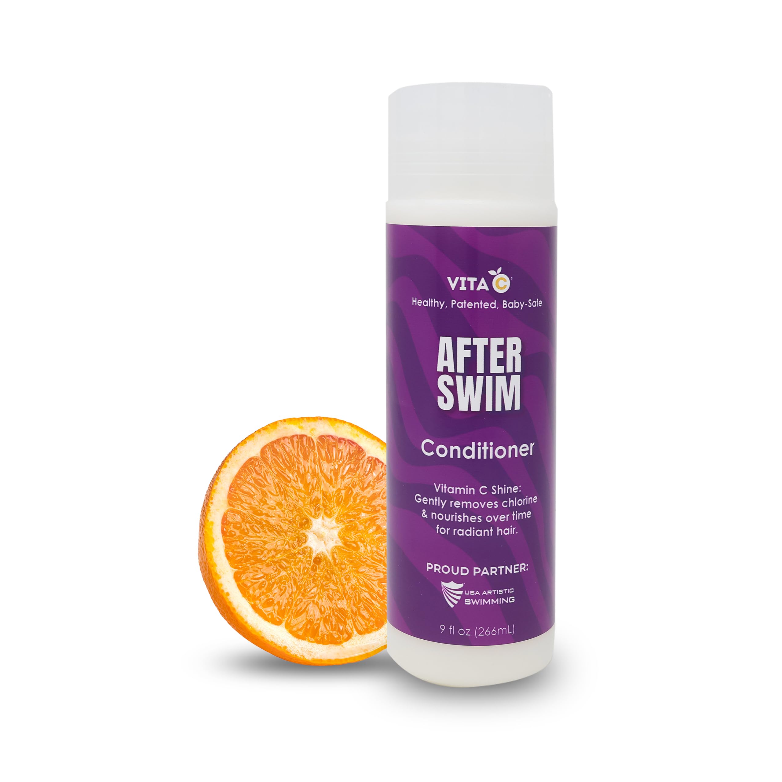 Vita C® After Swim™ Swimmers Conditioner Eliminates Chlorine, Swim Tested Treatment Infuses Moisture to Restore & Protect your Hair, Patented Formula,