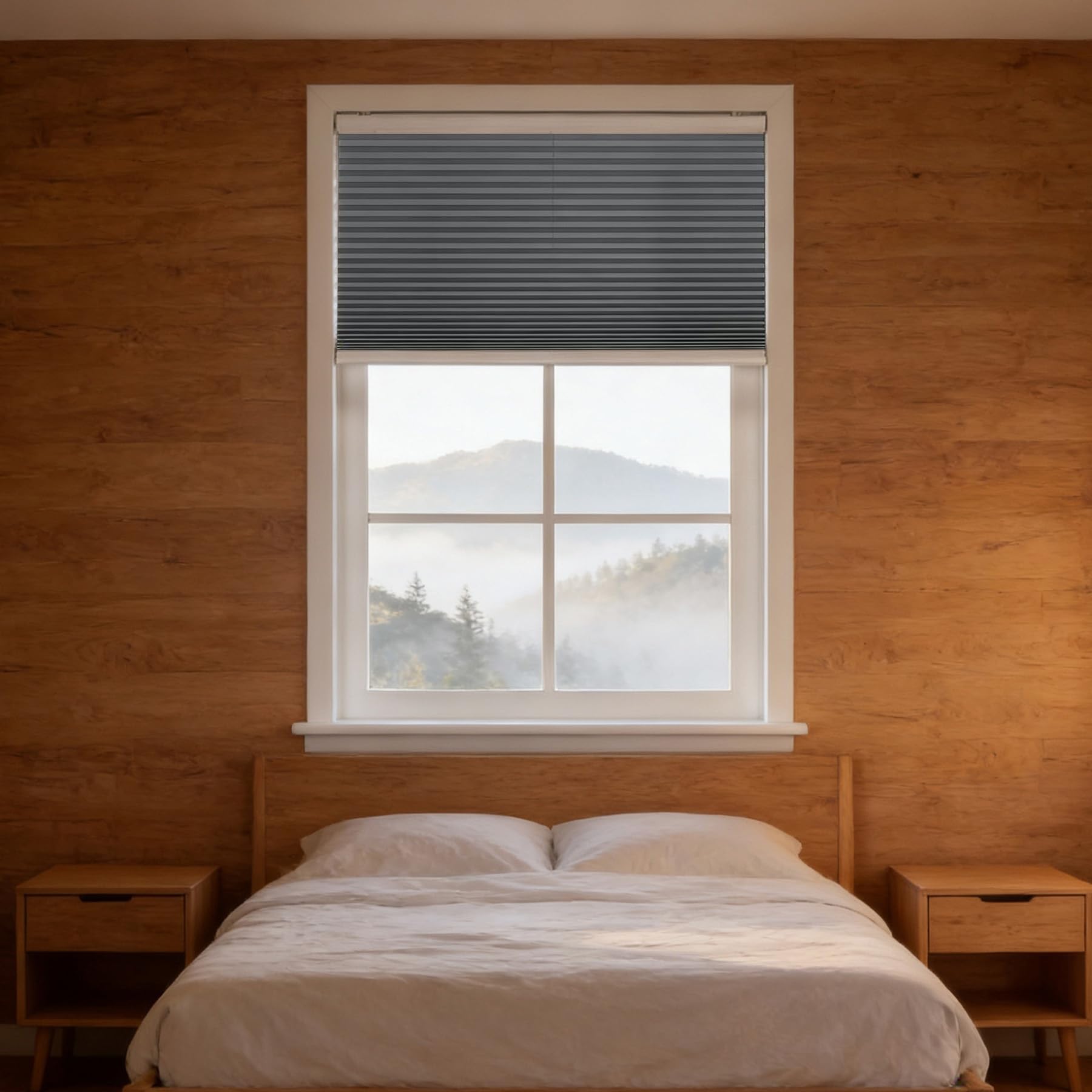 Persiana veneciana Klemmfix gris de 64x160 cm ideal para ventanas y puertas de salón