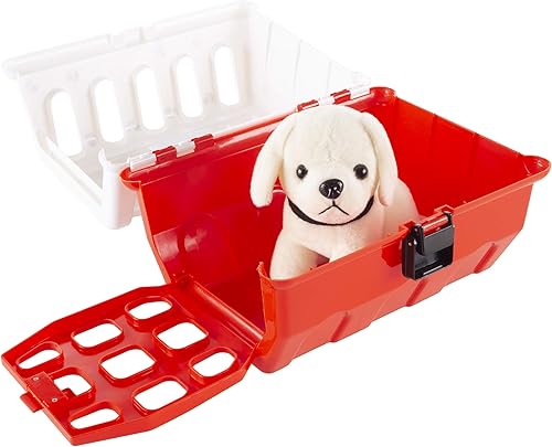 Miniatura 3 de Hey! Play! Juego veterinario para niños, juego completo de 11 piezas, juego de simulación con suministros médicos para animales, perro de peluche y