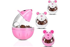 Four-Piece Cat Food Ball Dispenser, Treat Toy Feeder for Interactive Training