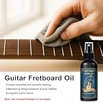 1DFAUL 9pcs Guitar Cleaning Maintenance Kit, Deep Cleaning & Restores Shine | with Guitar Cleaner, Polish, Fretboard Oil, String Oil, for All Guitar Types, Ideal for Beginners, Players, and Collectors