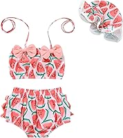 Vista 1 de Tiny Cutey Traje de baño de 2 piezas para bebé, traje de baño de 2 piezas, parte superior de bikini, parte inferior de bikini
