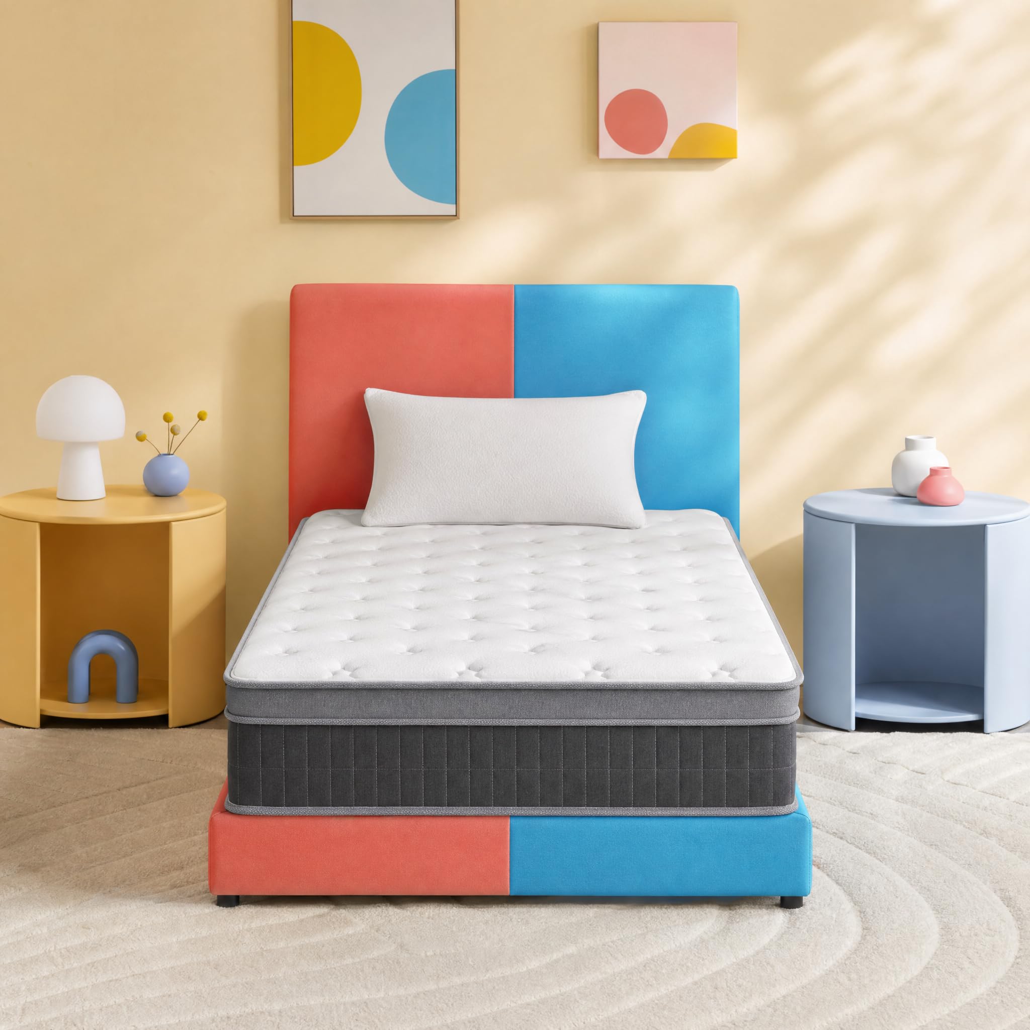 UNZIPE 14 Inch Hybrid Twin Mattress