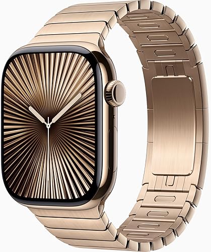 Miniatura 8 de Apple Watch Series 10 [GPS + Cellular 42 mm] Reloj inteligente con carcasa de aluminio oro rosa con correa deportiva ciruela Monitor de actividad