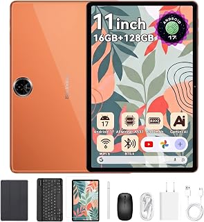 Blackview Link 5 11 Inch Tablet Android 17, Tablet with Keyboard,Case& Pen
