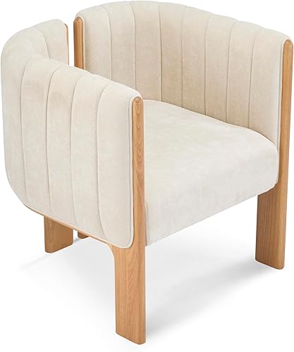 Miniatura 9 de Juego de 2 sillas de comedor modernas con marco de madera de goma, capacidad de 225 libras para comedor, cocina, sala de estar, escritorio, mesa y