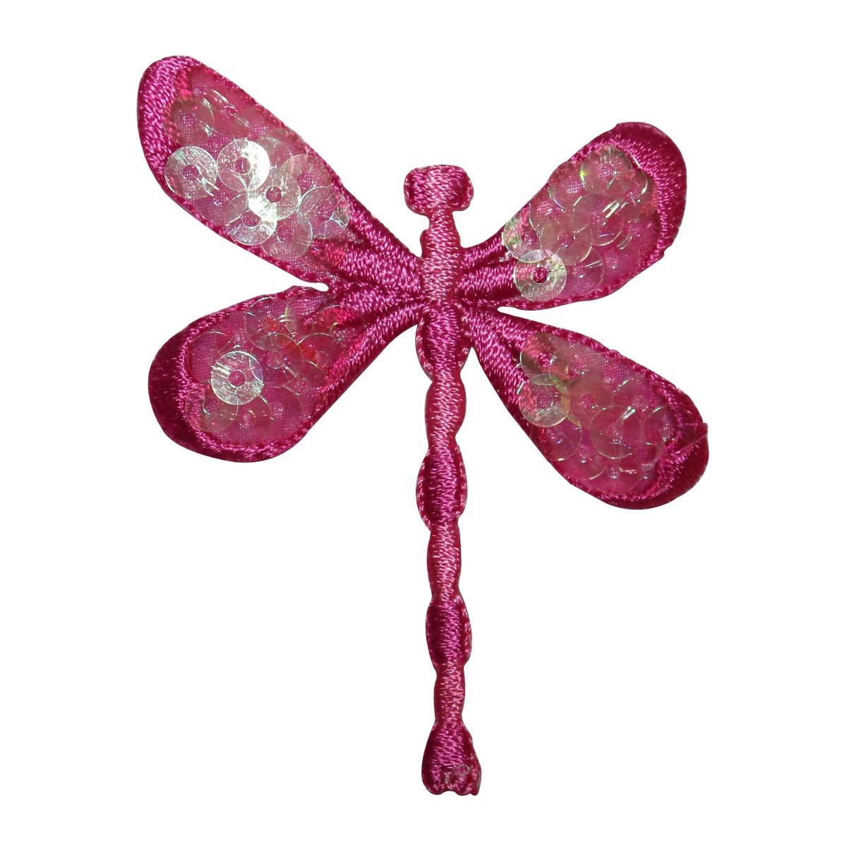 Amazon.com: ID 8864 Sequin Pink Dragonfly Patch Insect Bug
