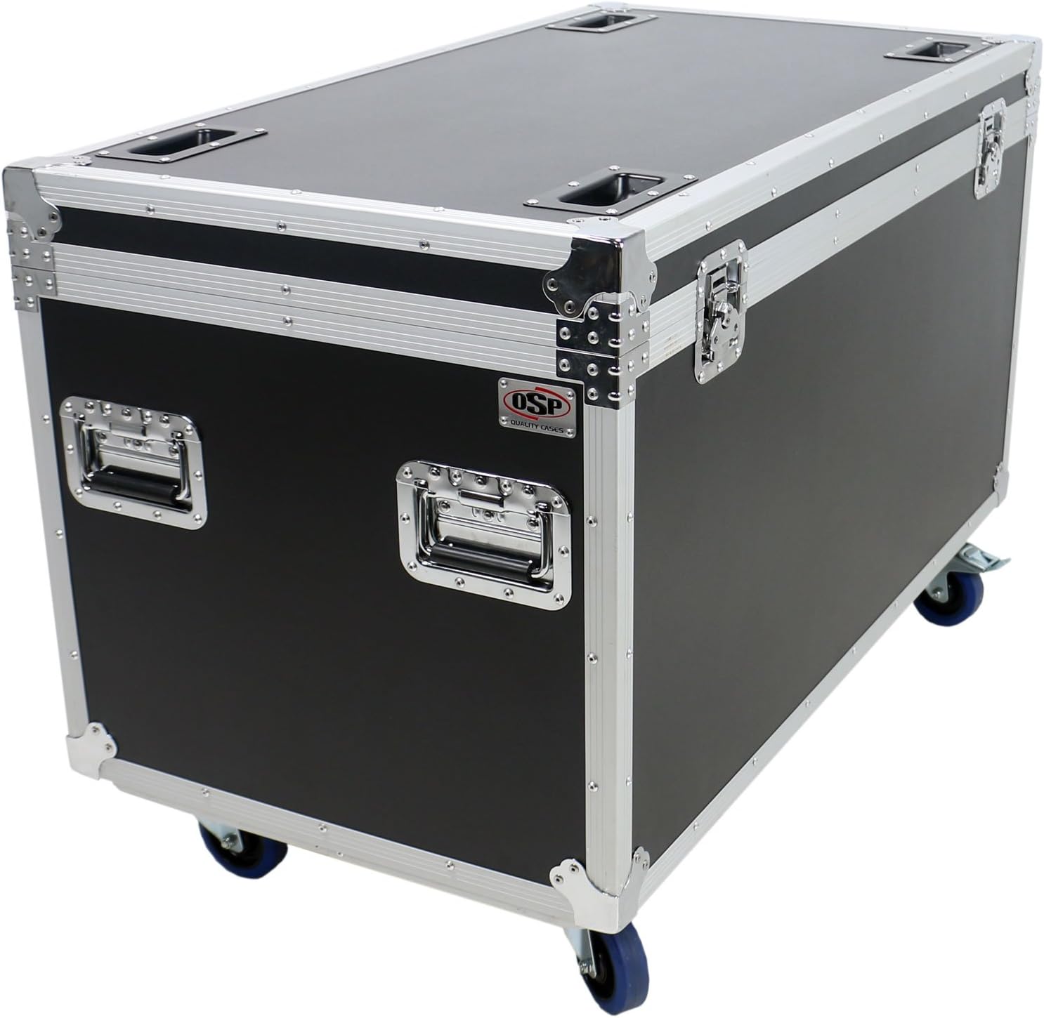 OSP Cases | ATA Road Case | Utility Truck Pack Transport Case | 45" Rubber-Lined Cable Trunk | Heavy-Duty Casters | TP4524-30