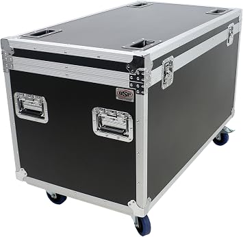 OSP Cases | ATA Road Case | Utility Truck Pack Transport Case | 45 Rubber-Lined Cable Trunk | Heavy-Duty Casters | TP4524-30