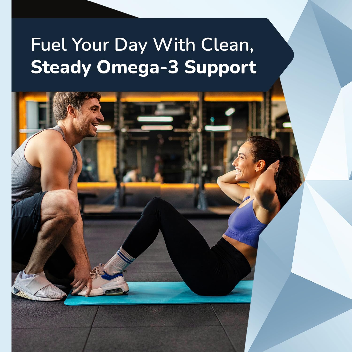 Omega 3 Fish Oil Supplements for Women & Men, 1200 mg Omega3 Softgels with EPA & DHA Fatty Acids for Healthy Skin & Joints, Eyes, Heart & Brain Support - Made in USA - 60 Count, 1 Month Supply