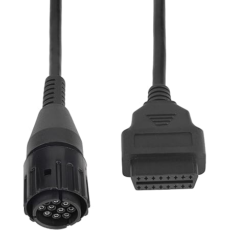 OHP 10 to 16 Pin Diagnostic Scanner Female OBD2 Adapter for BMW Motorcycles Year 1996 to 2016 (Portable)