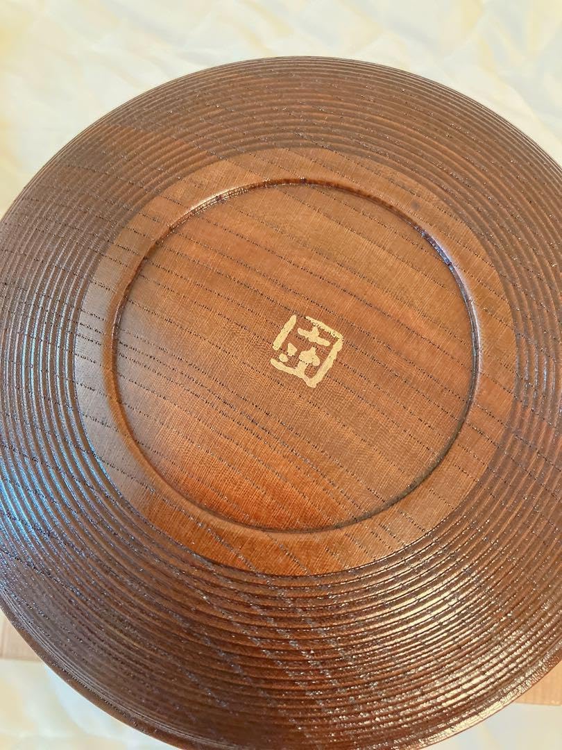 作家 川勝英十津 欅漆塗 寸胴椀 1客 天然木 木製 茶道具