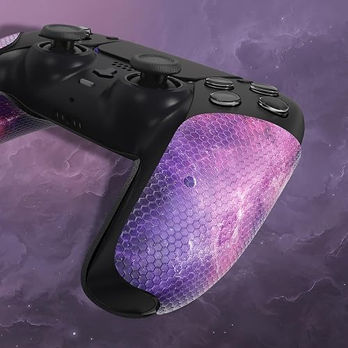 Miniatura 7 de eXtremeRate PlayVital - Agarre antideslizante para controlador PS5, almohadillas de goma suave con textura profesional para controlador ps5 - Nebula