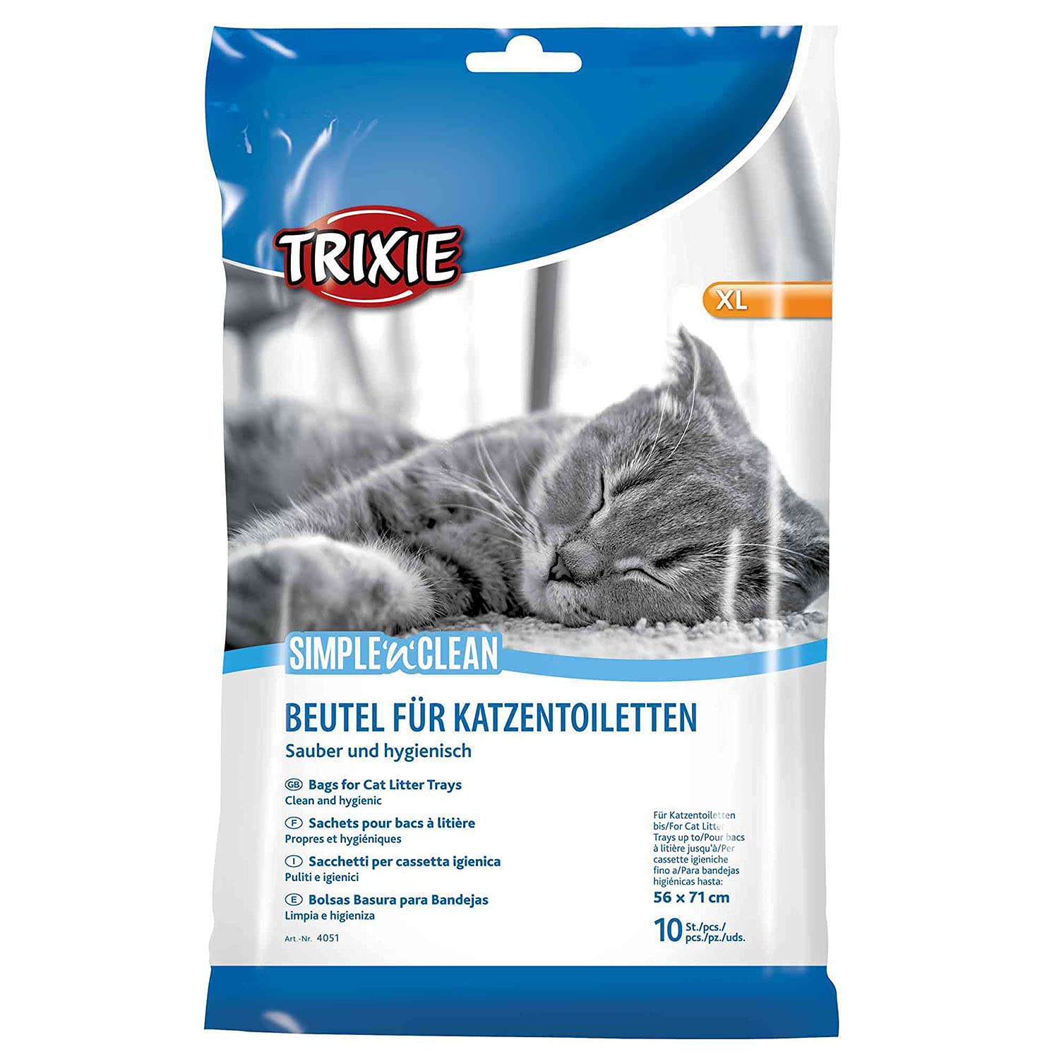 Trixie: - SimplenClean Bags for Cat Litter Trays | Bag for Cat Litter Tray, Makes Cleaning Easier | Quick & Easy to Use, Reduces Time Spent Cleaning | Hygienic & Lightweight - Extra Large (B09MNDP913) Amazon Price History, Amazon Price Tracker