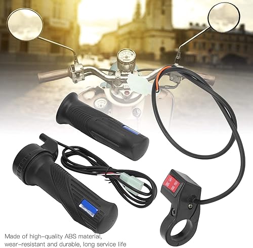 Miniatura 2 de RiToEasysports - Juego de agarre para bicicleta eléctrica con interruptor de marcha adelante y marcha atrás para scooter de triciclo eléctrico