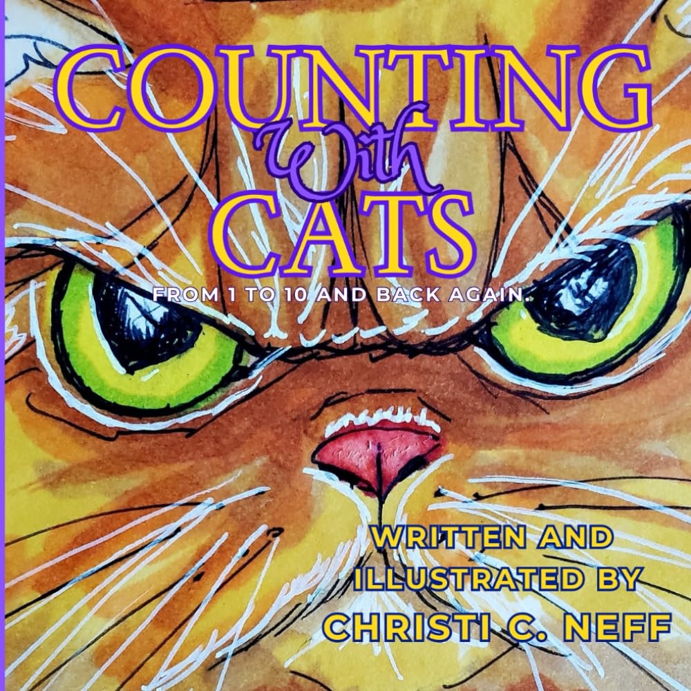 Counting with Cats: Count from 1 to 10 and back again.