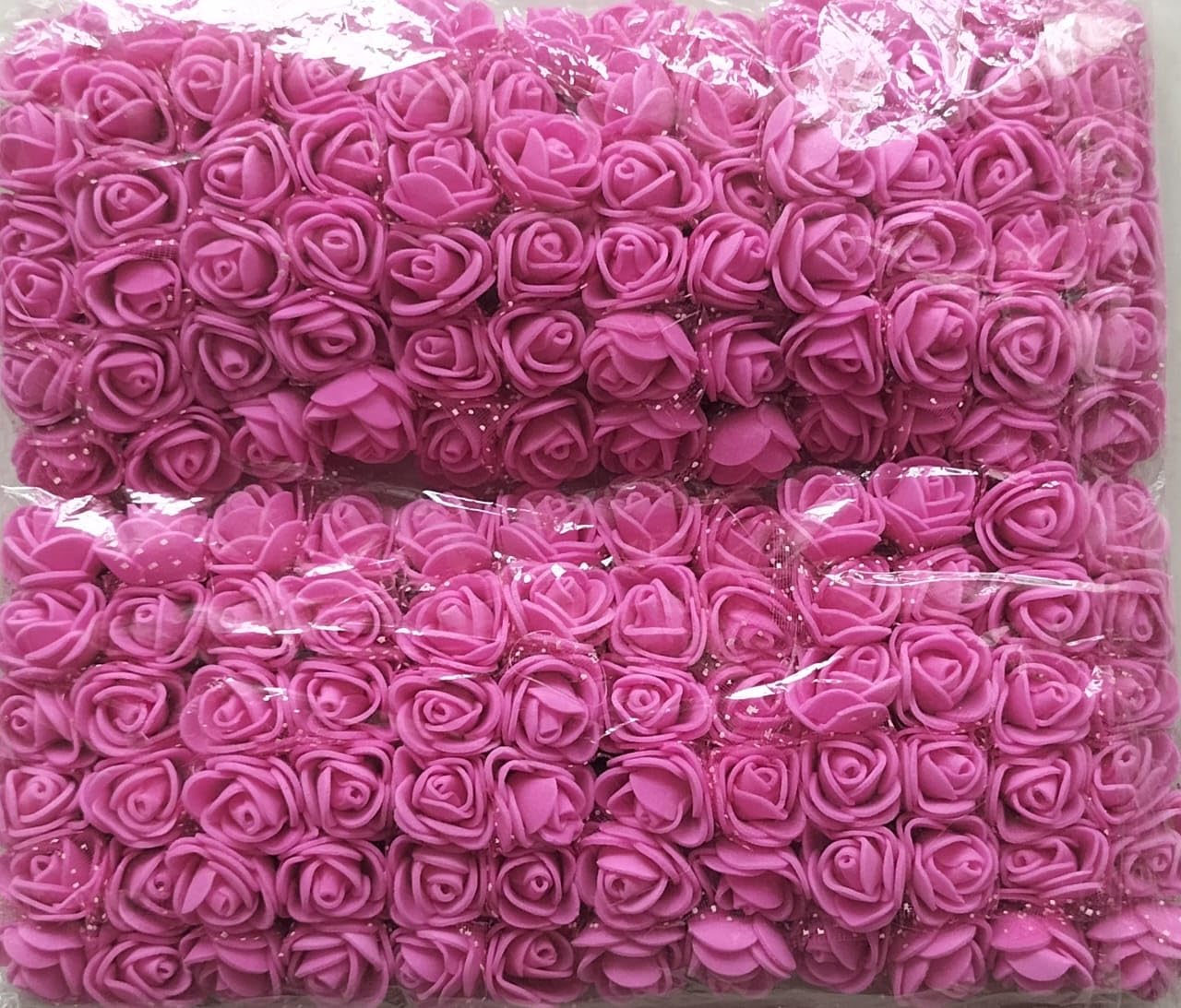 144pcs Rose Beads Resin Rose Flowers Beads Flatback Beads Acrylic Beads for Bracelet Jewelry Making Artificial Flower Head Artificial Foam Rose (Medium, Pink)-image-45