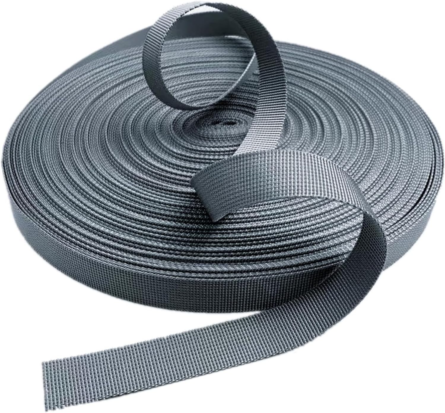 Heavy Duty Webbing, Strap Nylon Webbing 38mm, Heavy Duty Strap for Bag, Luggage Cargo Strapping, Outdoor Climbing(Gray,38MM x 20 Yards)