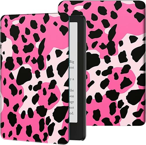 Vista 75 de Funda para Kindle de 6 pulgadas (11.ª generación, versión 2024/2022) delgada de piel sintética, ajustable, multiángulo, Smart Shell con función