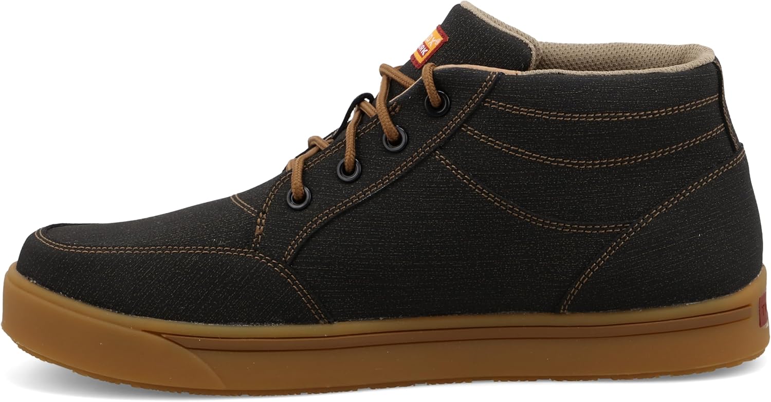 Twisted X Men's Work Kicks, Round Toe Nano Toe, Charcoal, 7.5 W - Image 2