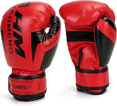 Boxing Training Gloves Punching Bag Gloves for Kids & Adult, Professional Shockproof Gloves for Training Playing Muay Thai, Sparring, Fighting Kickboxing