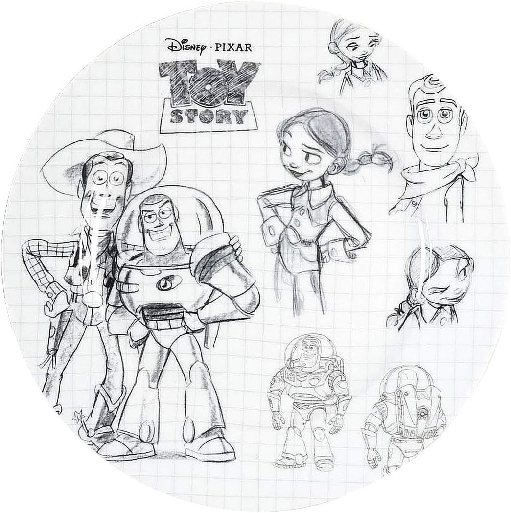 Disney Pixar Sketchbook Dinner Plate 10in, Set of 4 Amazon.ca Home