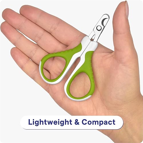 Miniatura 8 de Cortaúñas para mascotas para gatos de interior y animales pequeños, cuchillas anguladas de precisión y agarre constante, ideal para gatitos, perros