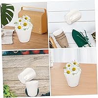 Vista 6 de BESPORTBLE 10 piezas de maceta de plástico para plantas de interior, bandejas de plantas, multifuncional, elegante mejora