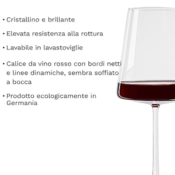Set Di 6 Calici Da Vino Rosso Stölzle Lausitz Exquisit - Cristallo, 480ml, Lavabili In Lavastoviglie - Foto 12