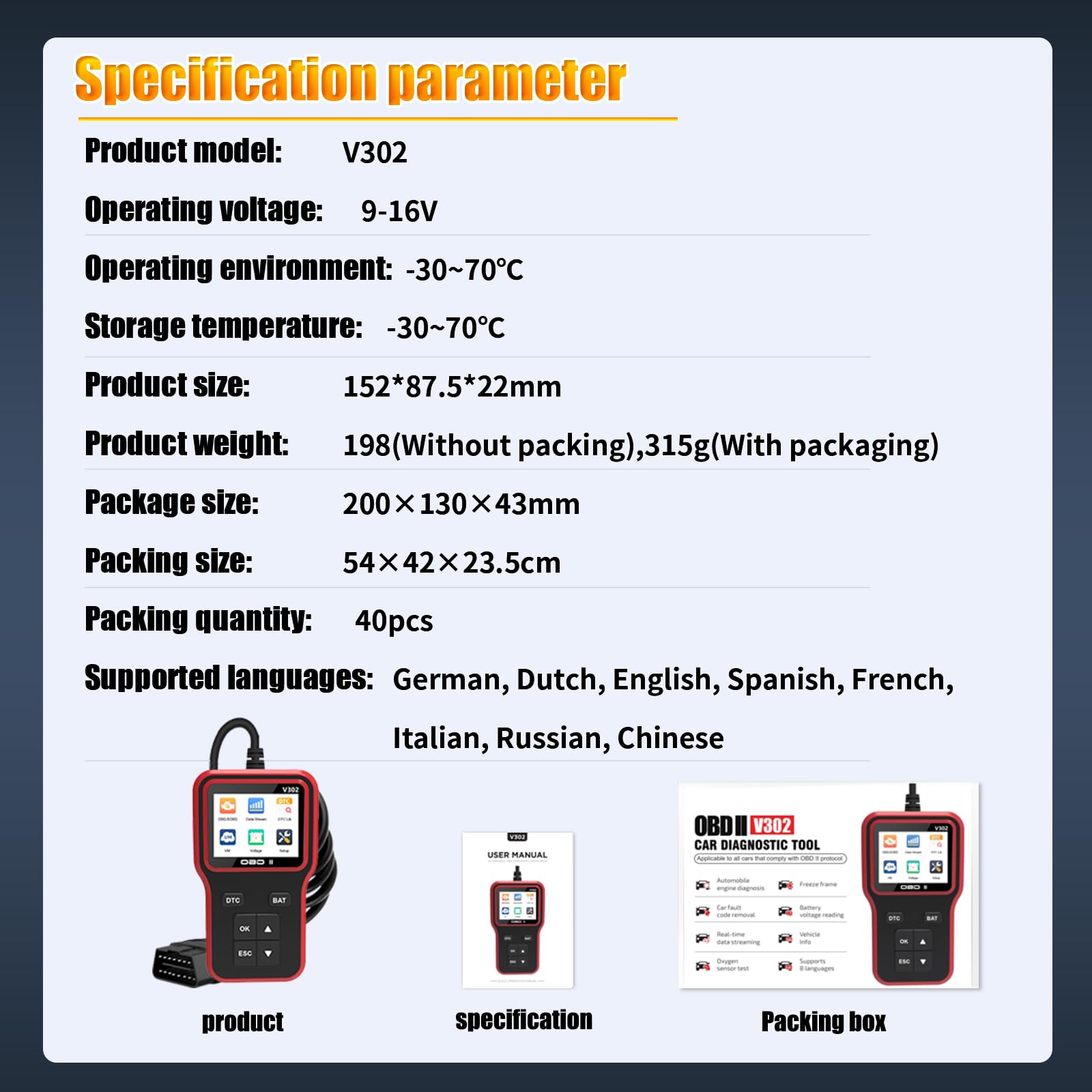 De IN101 OBD2 Auto Batterij Tester, Motor Code Rea... – Vicedeal