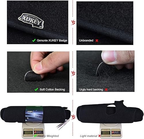 Miniatura 5 de XUKEY Tablero de instrumentos cubierta de tablero alfombra para Nissan Altima 2007 2008 2009 2010 2011 2012 Accesorios de coche Parasol resplandor