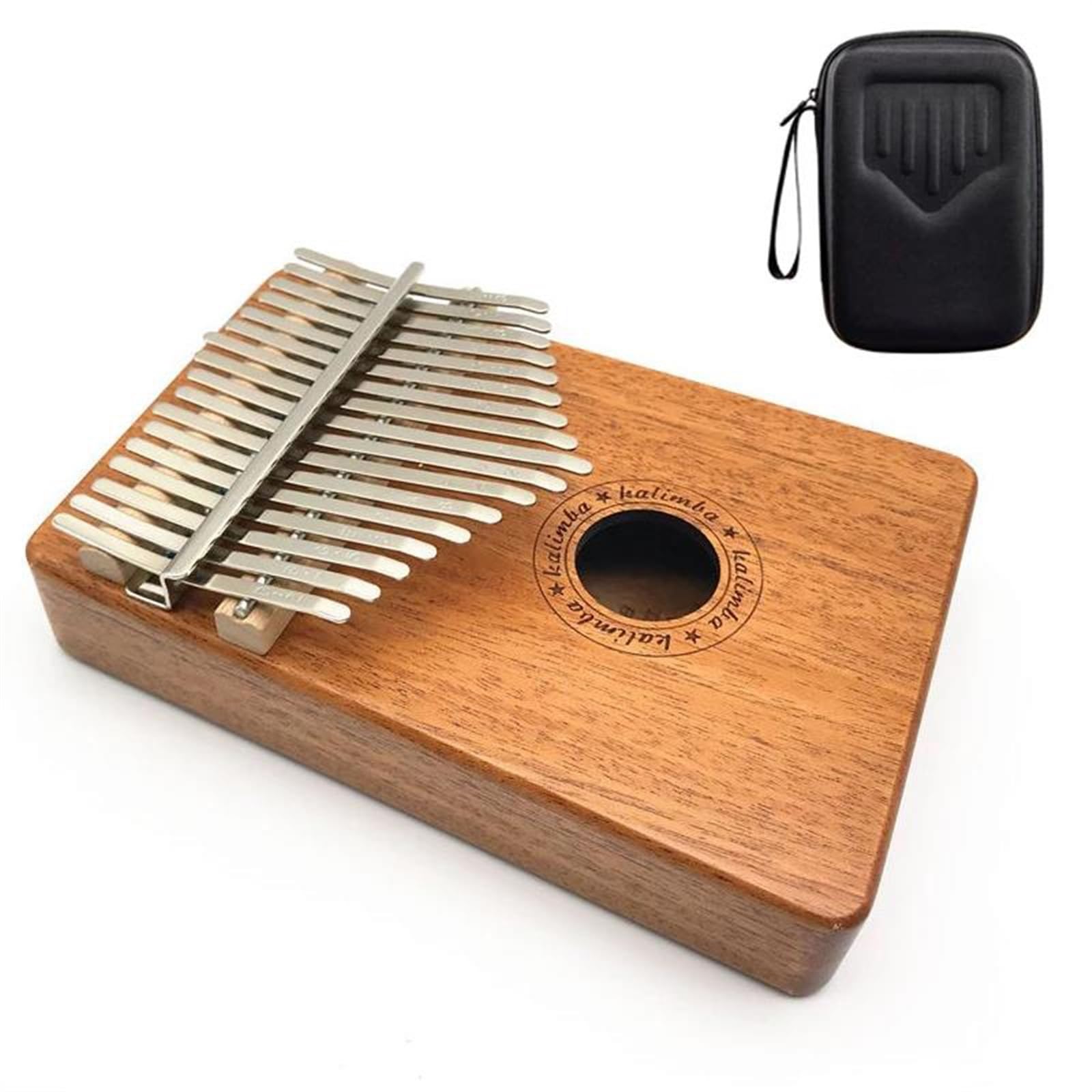 Pianino Kciukowe Kalimba Profesjonalny Kalimba 17 Klawiszy Kciuk Fortepian Mahoń 17 Klawiszy Palec Przenośny Instrument Muzyczny